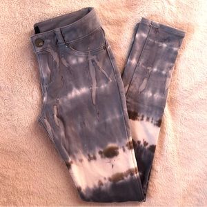 Denimocracy Skinny Stretch tie Dye Jeans